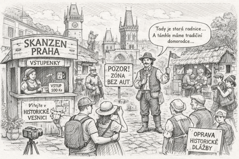 Co (skutečně) dělá z center měst skanzen?